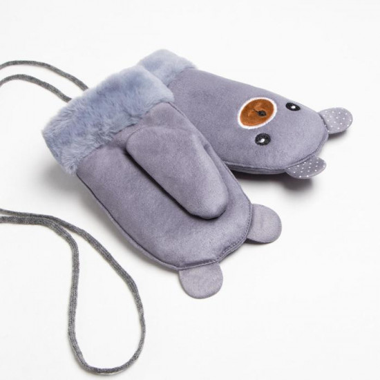 Варежки детские  с вышивкой