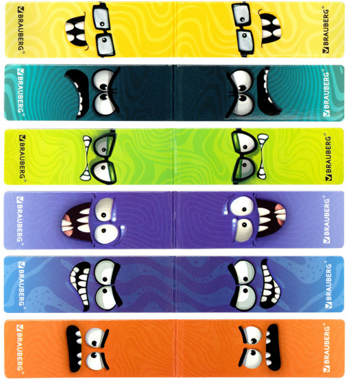 Набор закладок для книг магнитных