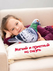 Игрушка мягкая «Голубь» - Фото 4