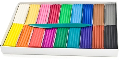 Пластилин «Детство», 18 цветов