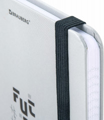 Блокнот в клетку с резинкой - Фото 2