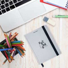 Блокнот в клетку с резинкой - Фото 3