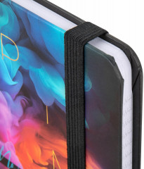 Блокнот в клетку с резинкой - Фото 2