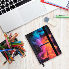 Блокнот в клетку с резинкой - Фото 4