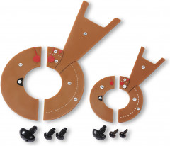 Шаблон для помпона «Медведь Чарли» - Фото 2