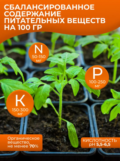 Почвогрунт универсальный питательный