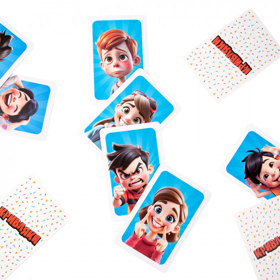 Игра карточная «Кривляки»