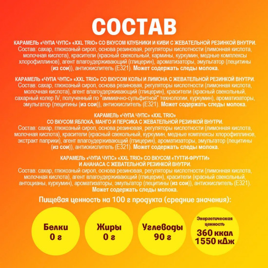 Набор леденецов на палочке