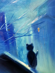 Картина маслом «Лунная ночь» - Фото 2