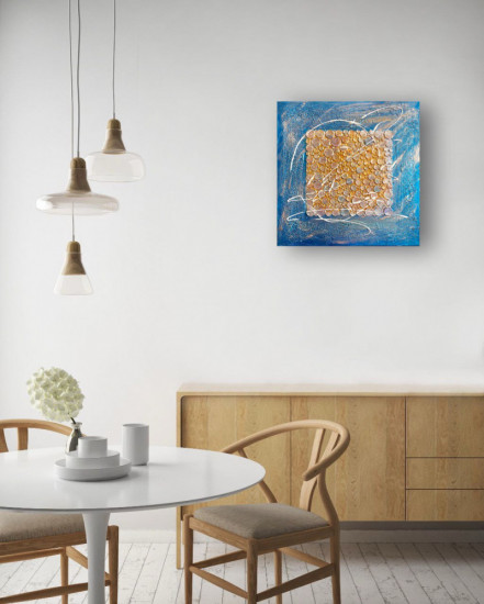 Картина фактурная авторская «Aurora»