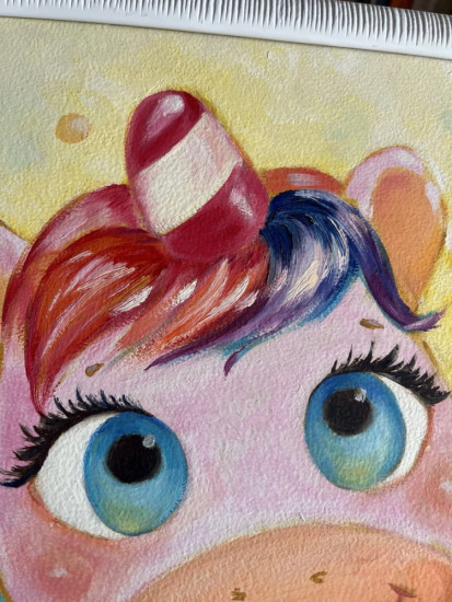 Картина в детскую «Малютка Бель»