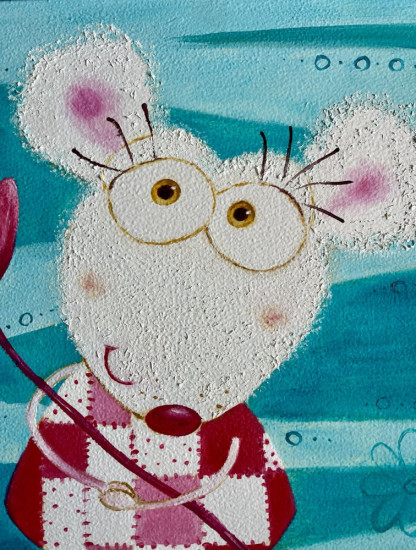 Картина в детскую «Крошка Мишель»