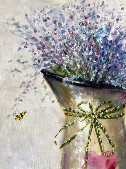 Картина маслом «Лавандовое настроение»