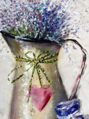 Картина маслом «Лавандовое настроение» - Фото 1