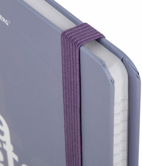 Блокнот с резинкой в клетку