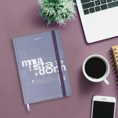 Блокнот с резинкой в клетку - Фото 6