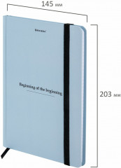 Блокнот с резинкой в клетку - Фото 4