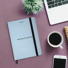 Блокнот с резинкой в клетку - Фото 6