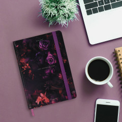 Блокнот с резинкой в клетку - Фото 6