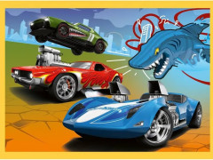 Пазл 4 в 1 «Hot Wheels» - Фото 4