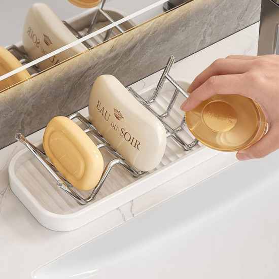 Мыльница с волнообразным дренажем для ванной и кухни