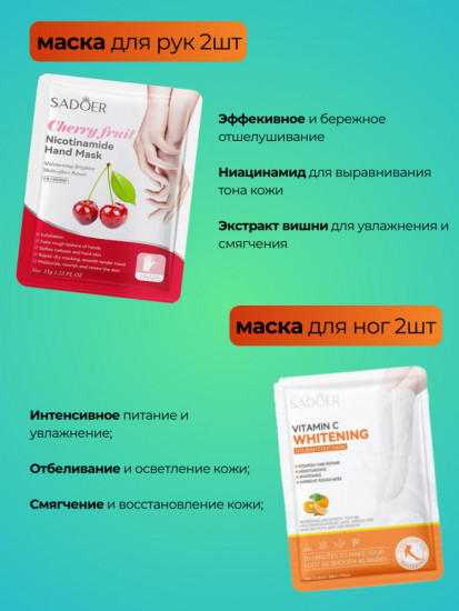 Уходовый набор для лица и тела «Beauty set»