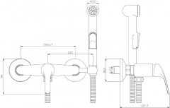 Смеситель с гигиеническим душем - Фото 2