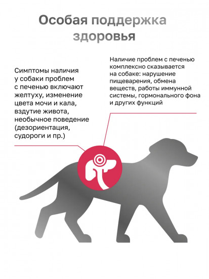 Пашет для взрослых собак ветеринарный, диетический для поддержания функции печени «Hepatic»