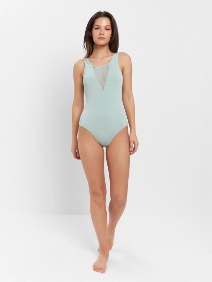 Купальник женский слитный в рубчик