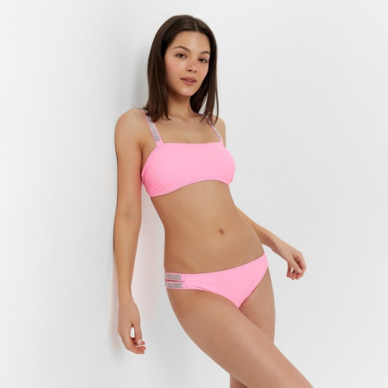 Купальник раздельный со стразами женский