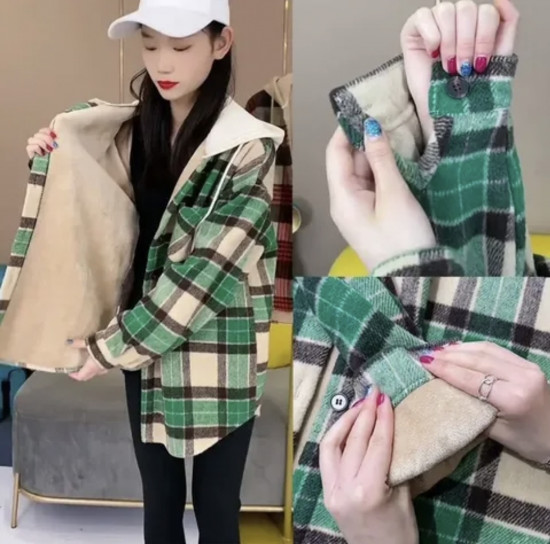 Рубашка-куртка в клетку