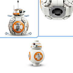 Конструктор Star Wars 75452 Астромеханический дроид BB-8. BB-8 - Фото 7