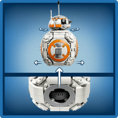 Конструктор Star Wars 75452 Астромеханический дроид BB-8. BB-8 - Фото 6