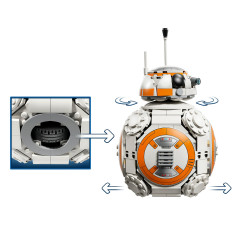 Конструктор Star Wars 75452 Астромеханический дроид BB-8. BB-8 - Фото 11