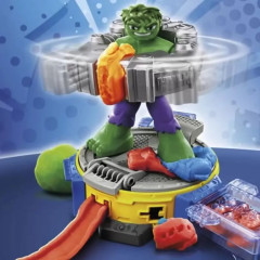 Набор игровой с тестом для лепки «Халк с аксессуарами»  - Фото 4