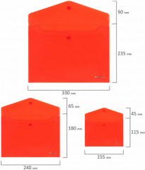 Комплект папок-конвертов с кнопкой - Фото 7