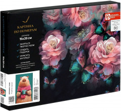 Картина по номерам «Капибара с кофе» - Фото 2