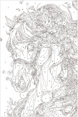 Картина по номерам «Лошадь в цветах» - Фото 5