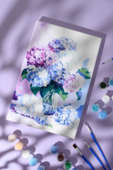 Картина по номерам «Букет гортензий» - Фото 5