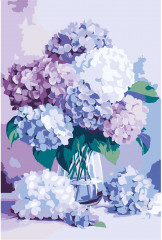 Картина по номерам «Букет гортензий» - Фото 2