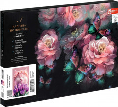 Картина по номерам «Кот с тюльпанами» - Фото 1