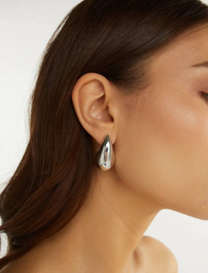 Массивные серьги-пусеты