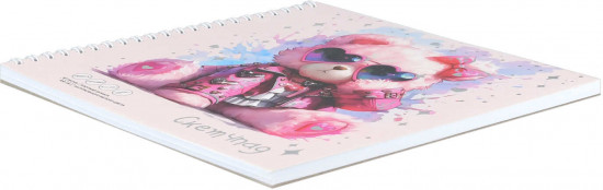 Скетчпад-альбом для рисования «Розовый мишка»