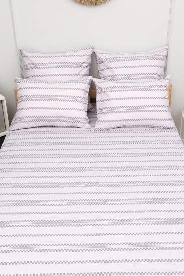 Простыня на резинке «Геометрия-компаньон»