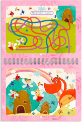 Книжка-раскраска в комплекте с водным маркером «Сказочный мир» - Фото 4