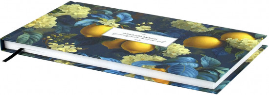 Книга для записи кулинарных рецептов «Лимоны»