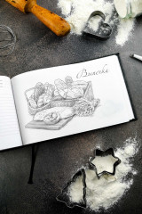 Книга для записи кулинарных рецептов «Кот с пончиком» - Фото 16