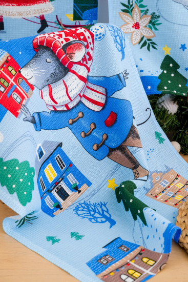 Набор полотенец кухонных «Зимний день»