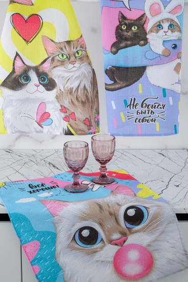 Набор полотенец кухонных «Кис Кис»