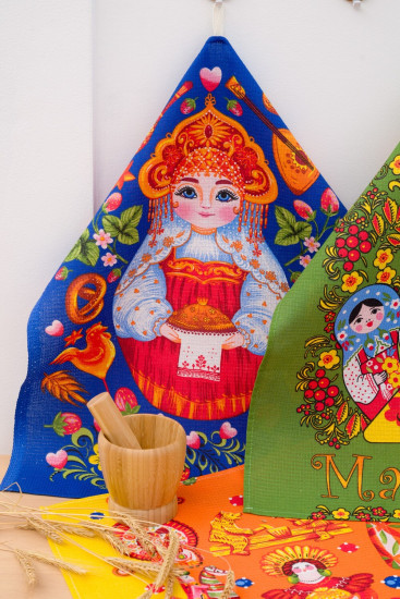 Набор полотенец кухонных «Матрешки»